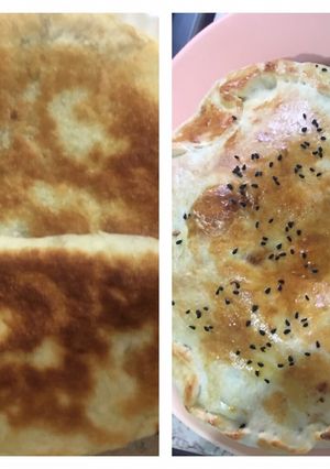 صورة لوصفة كوماتش او عيش باللحم