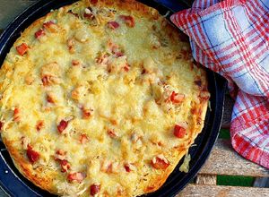 Bajor pizza recept fotója