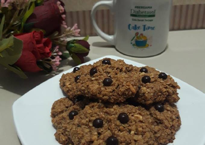 Chocolate Oatmeal chasew nut Cookies Low Sugar