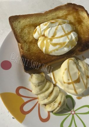 รูปของ Honey Toast ปังกรอบกล้วยน้ำว้า