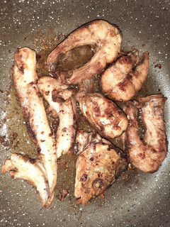 عکسی از دستور ماهی سرخ شده