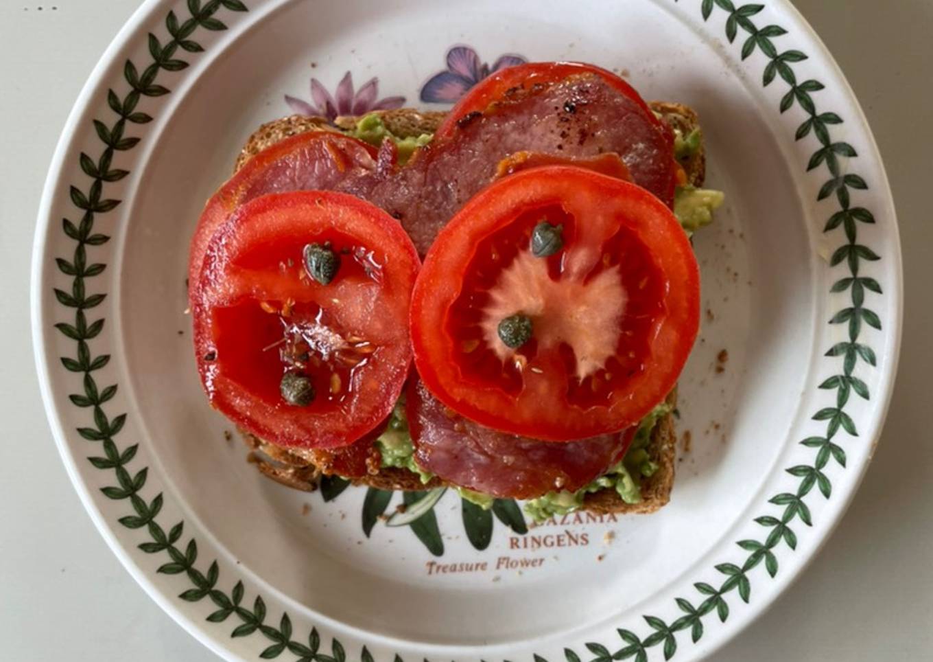 Avocado, Bacon & Tomato on Toast