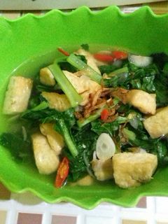 Foto resep Oseng sawi tahu