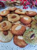 Dolcetti per le feste di pistacchi e mandorle gluteen free