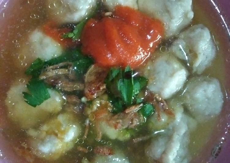 Cara Gampang Menyiapkan Pentol bakso ayam, Bikin Ngiler