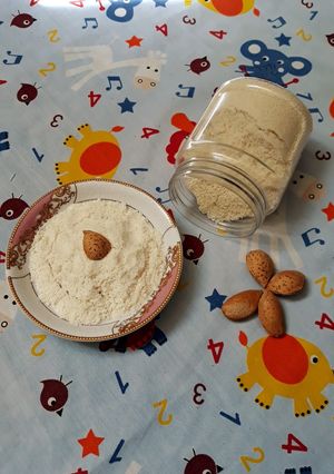 عکسی از دستور حریره بادام کودک👶