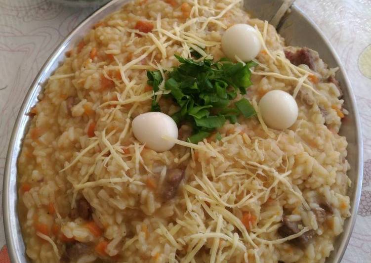 Carreteiro, sobra de churrasco de domingo