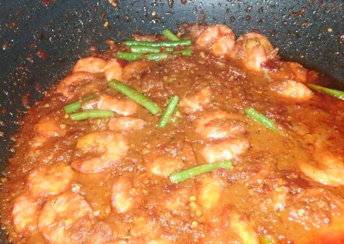 Resipi Udang Masak Sambal Santan Oleh Nor Saazrinah Bt Haji Ab Latif Cookpad