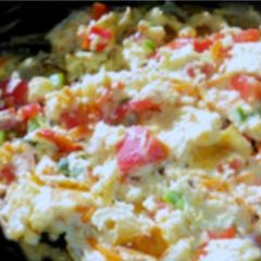 Scrambled vegetable's egg 🍳😍 A picture of Scrambled vegetable's egg 🍳😍.