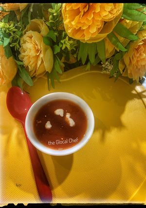 A picture of Tomato soup.
