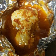 A picture of Barbecued Chicken in Foil.