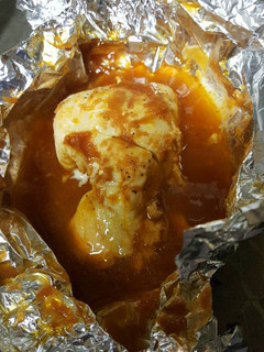 A picture of Barbecued Chicken in Foil.