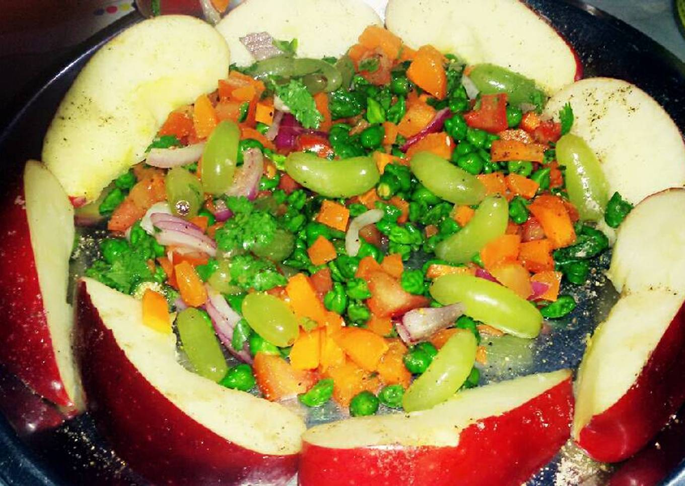 Hara Chana ka salad
