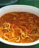 Fettuccine a la albahaca