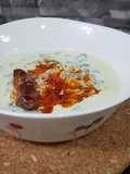 Spinach raita
