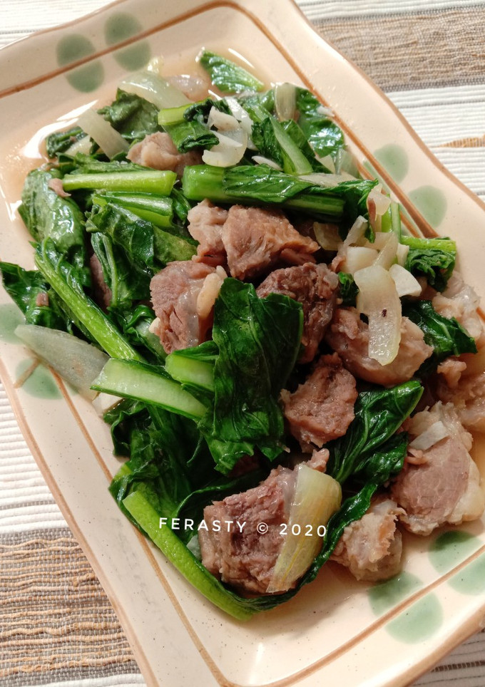 Foto resep Tumis Sawi Saus Tiram