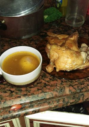 صورة لوصفة شوربة فراخ