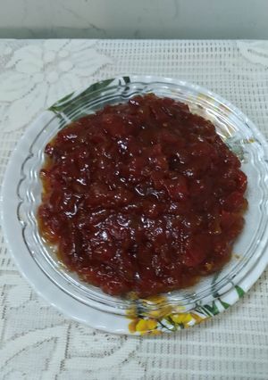 টমেটো আমসত্ত্ব খেজুরের চাটনি (tomato aamsattwo khejurer chutney) রেসিপির প্রধান ছবি