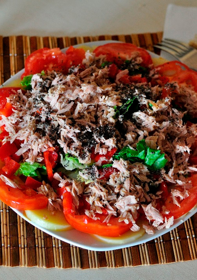 Una foto de Ensalada de verano “recetas saludables para diabetes”