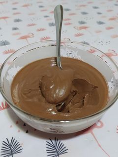 Una foto de Postre de chocolate