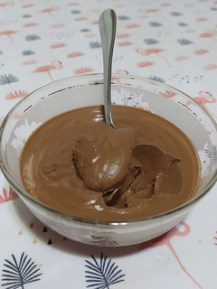 Una foto de Postre de chocolate