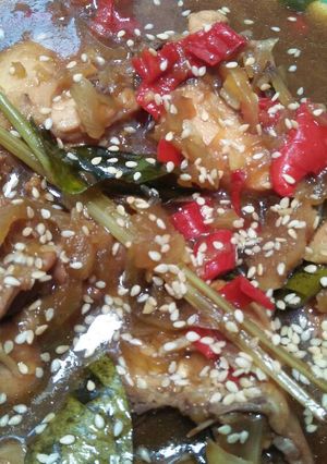 Foto resep ayam saus tiram bismillah