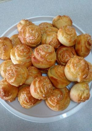 Sajtos csiga recept fotója