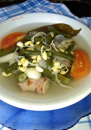 Foto resep Sayur Asem Kacang Panjang Tauge Kedelai
