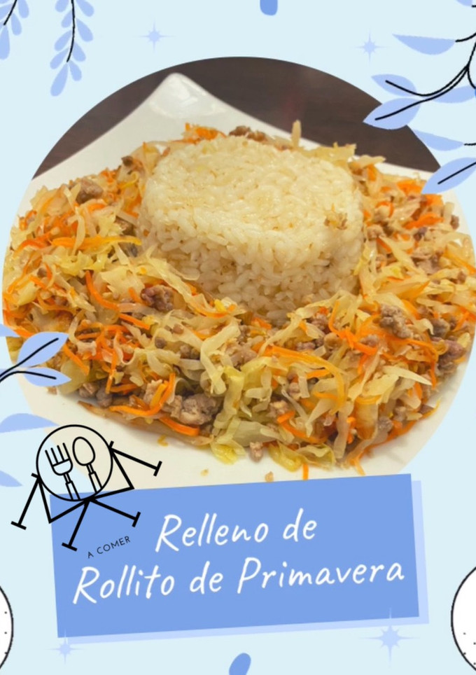 Una foto de Relleno de Rollito de Primavera