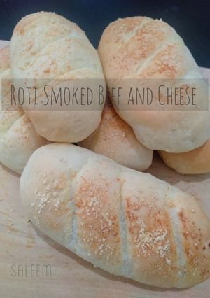 Foto resep Roti Smoked Beef and Cheese