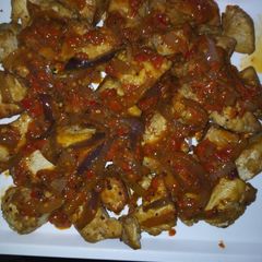 A picture of Awara and sauces.