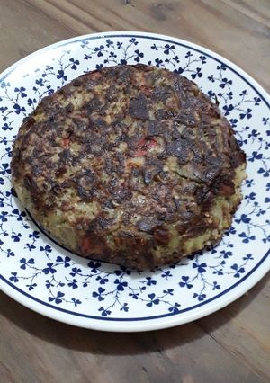 Una foto de Tortilla de Berenjena