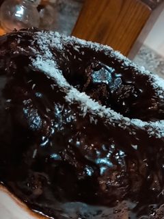 صورة لوصفة كيكة الشوكولاتة بالصوص