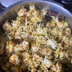 Prawns Pulao A picture of Prawns Pulao.
