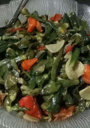 Foto resep Tumis genjer pedas