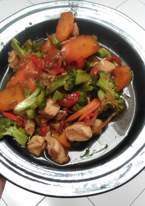 Foto resep Cah Brokoli Ayam Saus Teriyaki