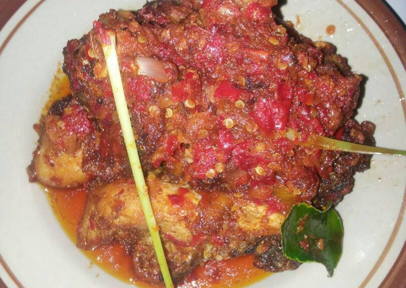 Ayam balado rempah
