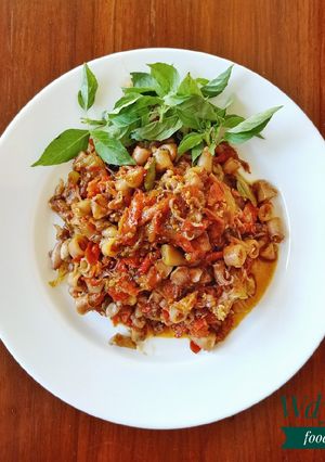Foto resep Sambel Cumi Asin Cabai Merah