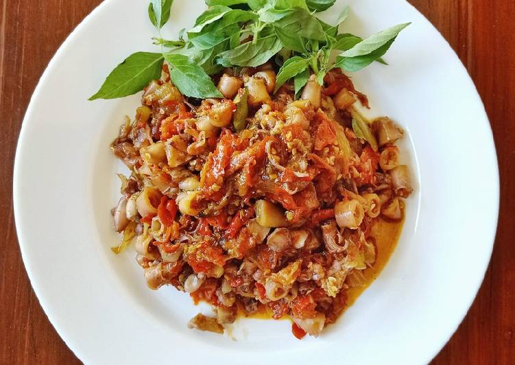 Resep Sambel Cumi Asin Cabai Merah, Menggugah Selera