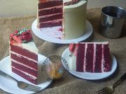 Gambar red velvet cheese