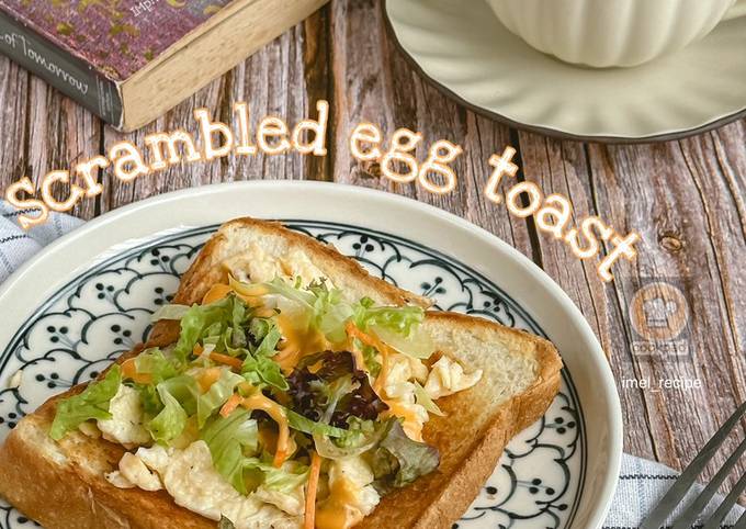 Resipi Scrambled egg toast oleh imel_recipe - Cookpad