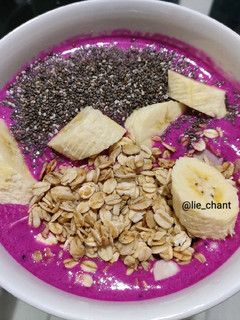 Foto resep #04. Dragon Fruit n Banana Smoothies