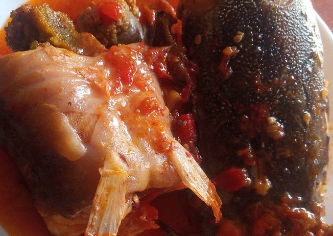 Fresh Mud fish stew