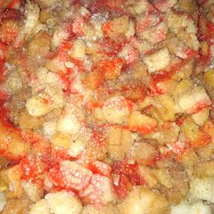 A healthy fruit chaat A picture of A healthy fruit chaat.