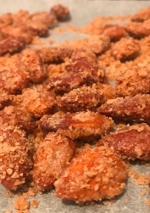 Une photo de Amandes caramélisées