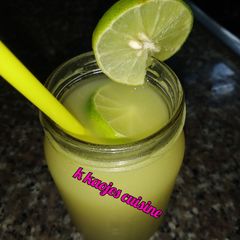 My cucumber lemon drink A picture of My cucumber lemon drink.
