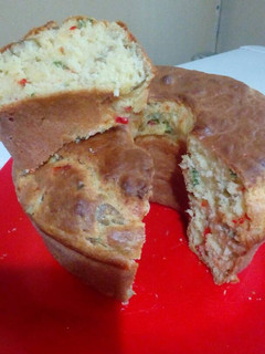 Una foto de Budín salado para acompañar fiambres