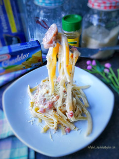 Foto resep Fettuccine Carbonara sederhana