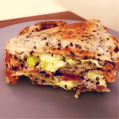 Guacamole Cheese Sandwich A picture of Guacamole Cheese Sandwich.