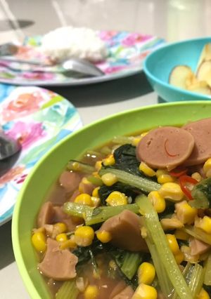 Foto resep Tumis sosis dan sayur